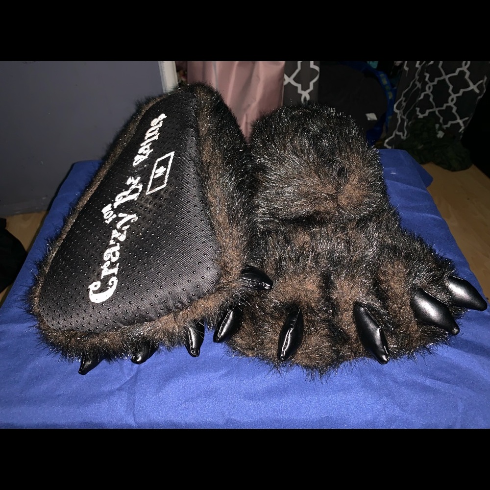 bear feet slippers